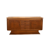 Vintage art deco wooden enfilade with drawers