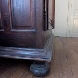 Large French provincial wardrobe in Louis XV style