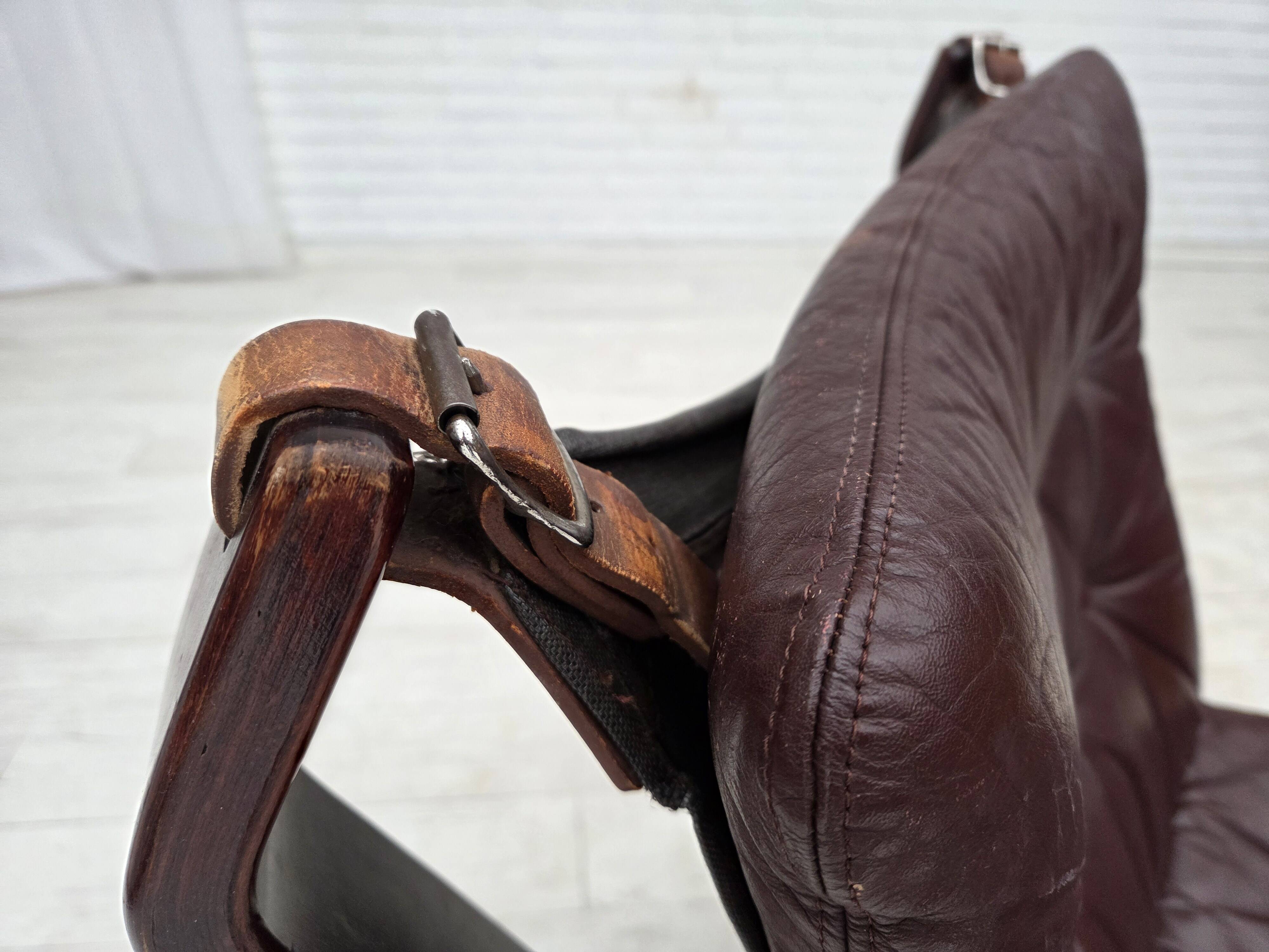 1970s, Norwegian design by Sigurd Ressel, lounge chair, model "Falcon".