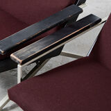 Rob Parry Pair of Lotus Lounge Chairs & ottoman for Gelderland 1960s