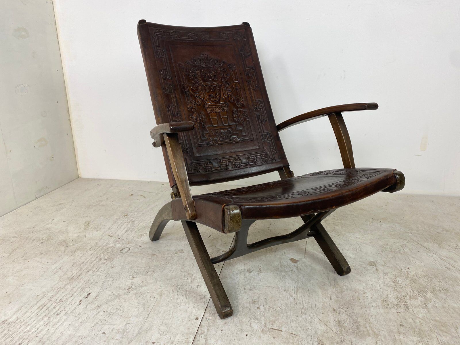 Fauteuil vintage par Angel I. Pazmino pour Muebles de Estilo 1960