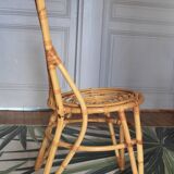 Louis Sognot rattan chair