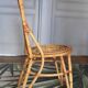 Chaise en rotin Louis Sognot
