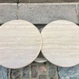 Italian travertine coffee table