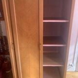 Scandinavian wardrobe with compass legs