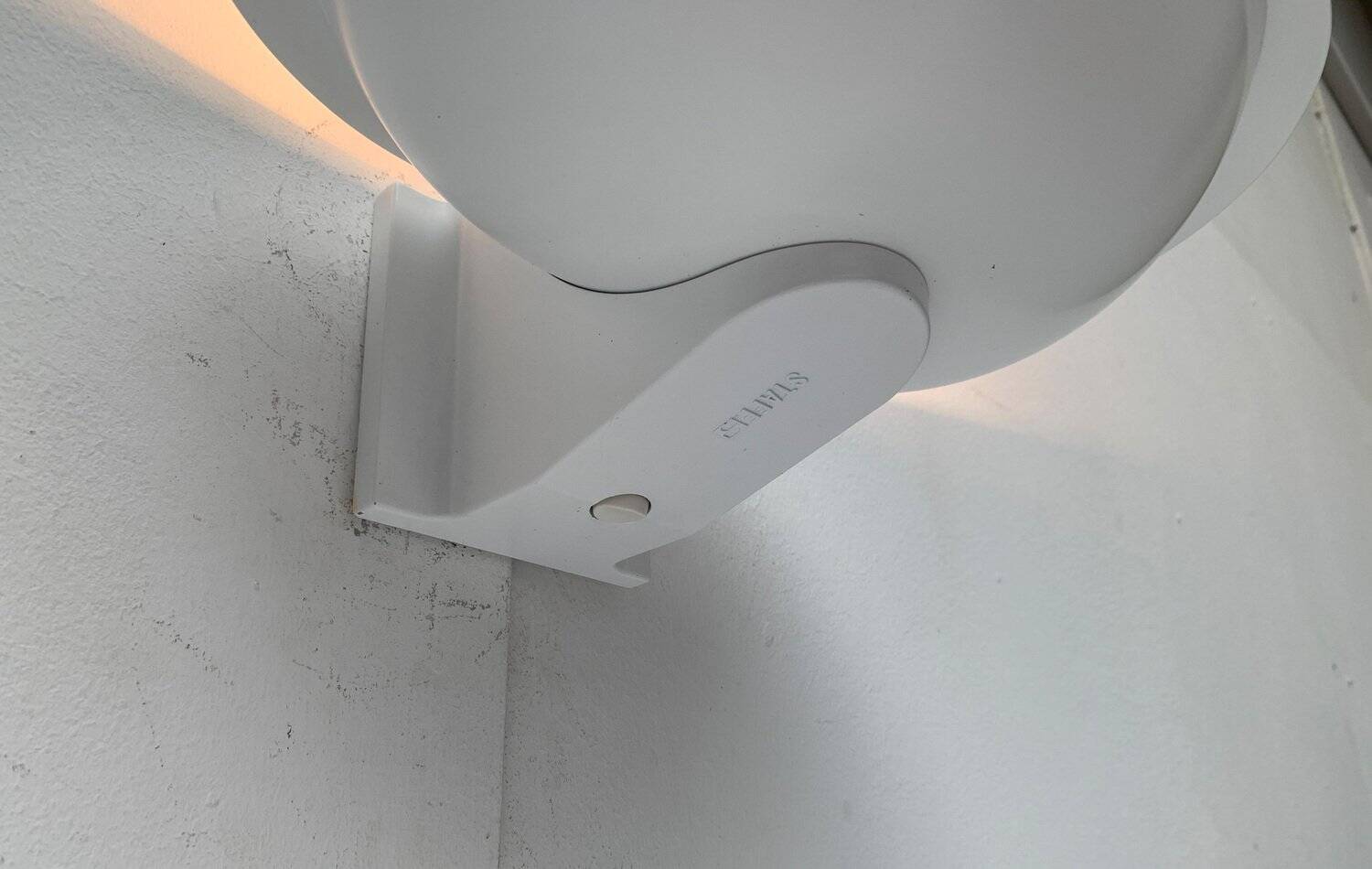 Postmodern German wall lamp in metal by Staff