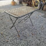 Ancienne table de jardin pliante