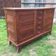 Vintage buffet René Gabriel in oak period reconstruction said of disaster victims