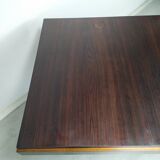 Rosewood art deco cradle table