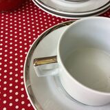 Cups Berry Lourioux porcelain from Limoges