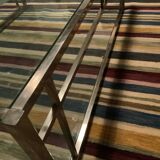 Table basse verre et chrome Roche Bobois