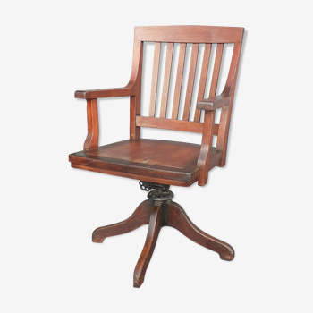 Old pivoting administrative office chair early xxeme