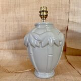 Ceramic lamp, 2M fabric cable, rope lampshade