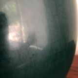 Guido Andloviz Italian big green ceramic vase, 19450s