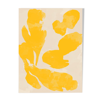 'Just Yellow' Art Print