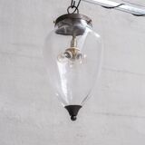 Large Clear Glass Pendant Light
