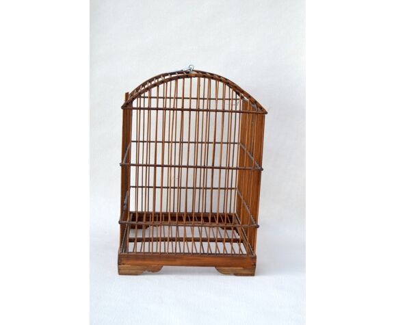 Cage à oiseaux asiatique vintage