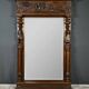 Important Regional Oak Mirror – Early 20th Century
