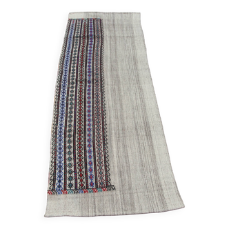Tapis de table turc kilim 72x227