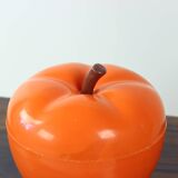 1970s Orange Plastic Apple Box, Czechoslovakia