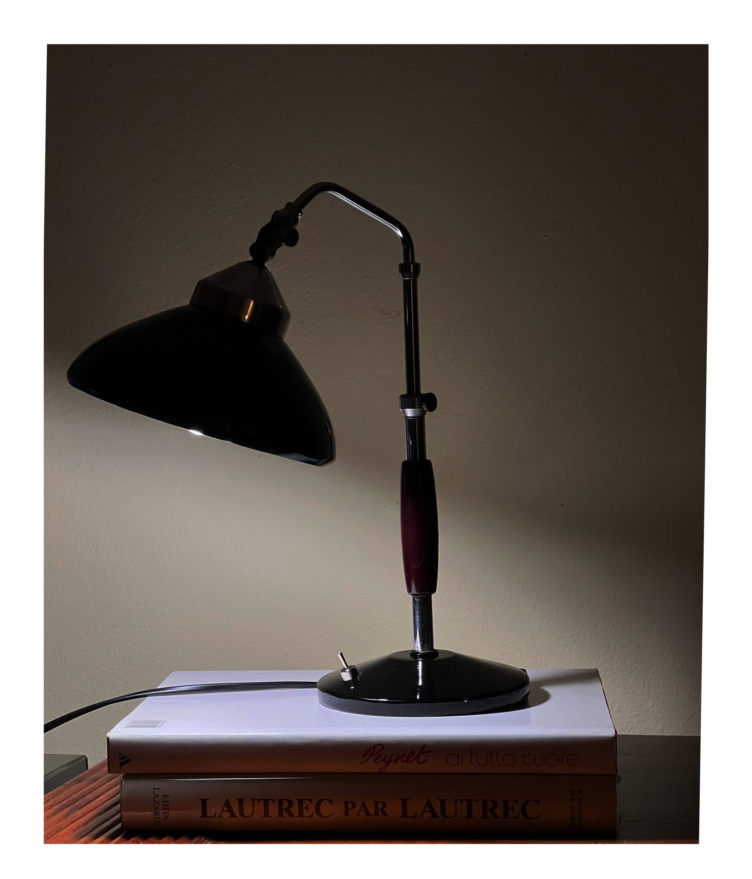 Ministerial desk lamp, Italy 1930s