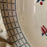 "Roseraie" soup plates from Digoin and Sarreguemines