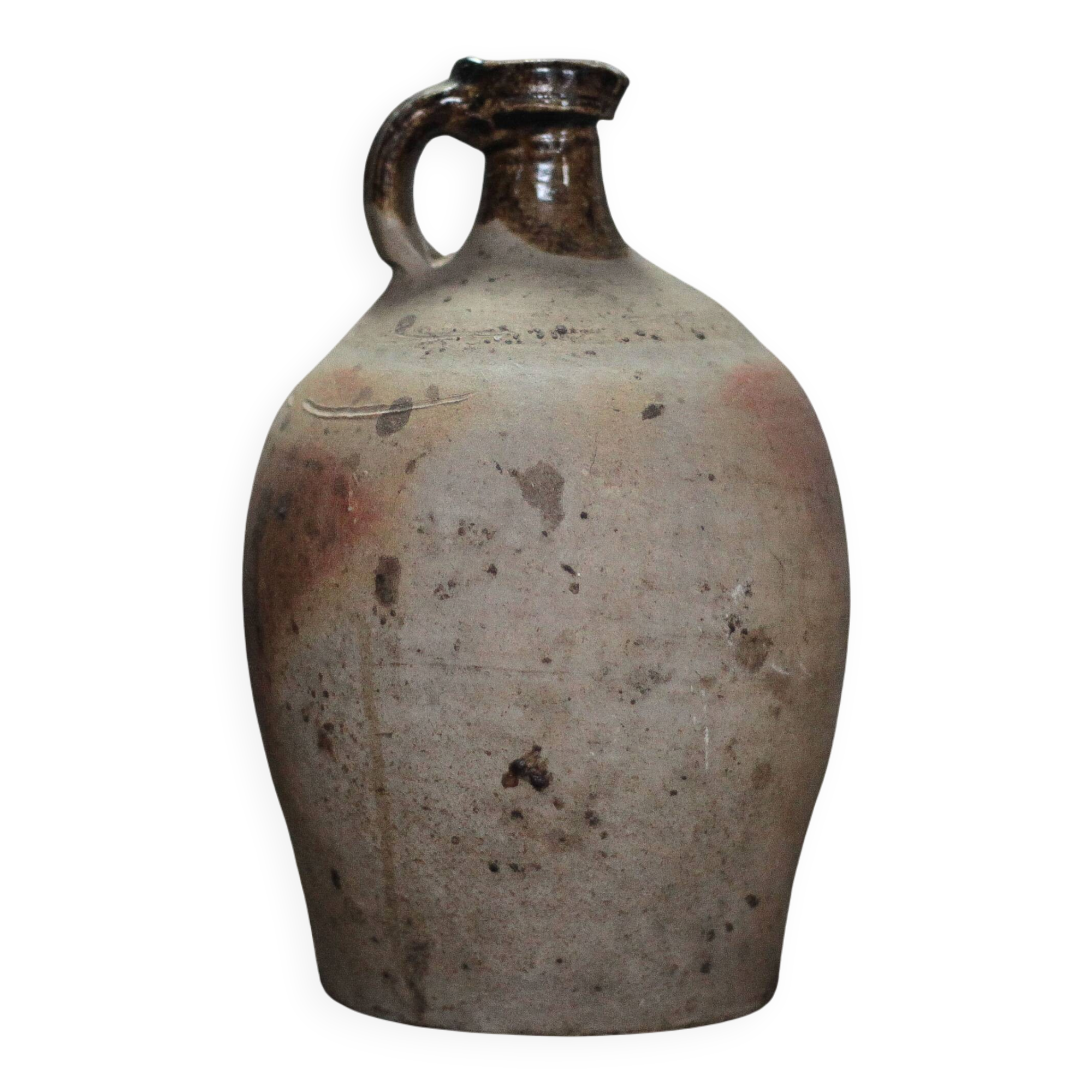 Antique handled pot, antique pot, handled jar, interior decoration.