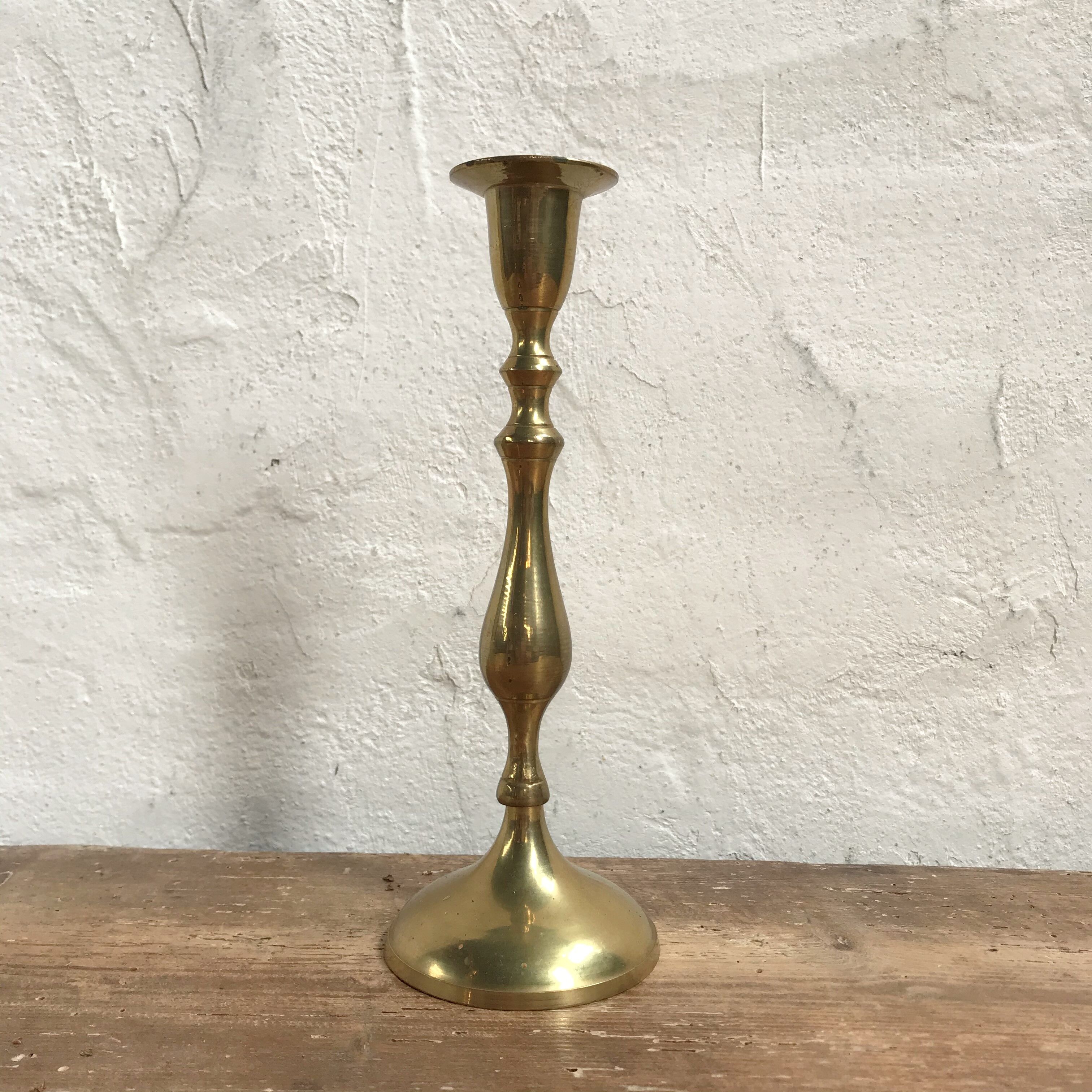 Brass candlestick duo