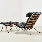 Fauteuil et ottoman Arne Norell Ari pour Norell Mobler, Suède 1966