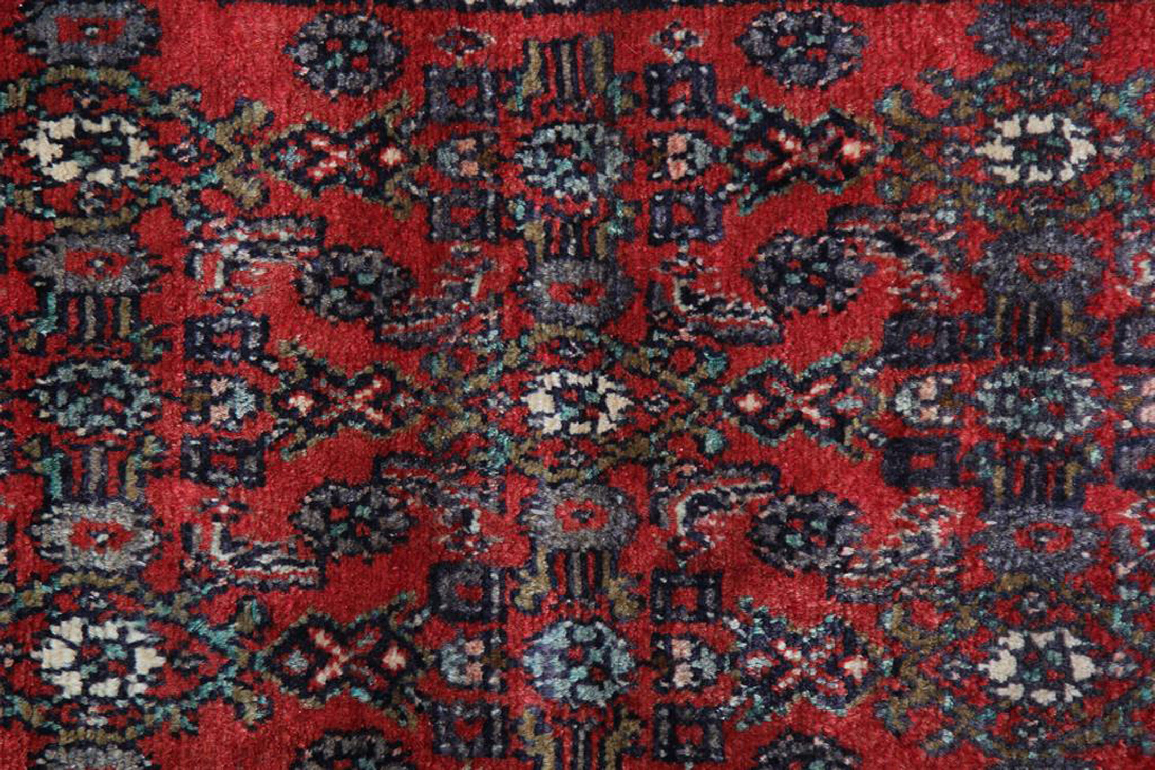 Red Persian runner- Hamadan rug 85x420cm