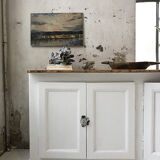 Painting abstract oil landscape