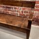 Banc d'église en bois