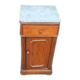 1900/1930 Marble / Louis Philippe style / Walnut / bedside table