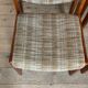 Vintage chairs in antique fabric and wood year 80