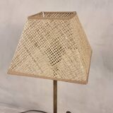 Vintage Bronze Metal Cardinal Birds On Branches Table Lamp