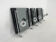Set of 3 coat racks 1970