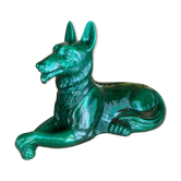 Numbered ceramic dog