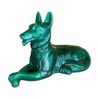 Numbered ceramic dog