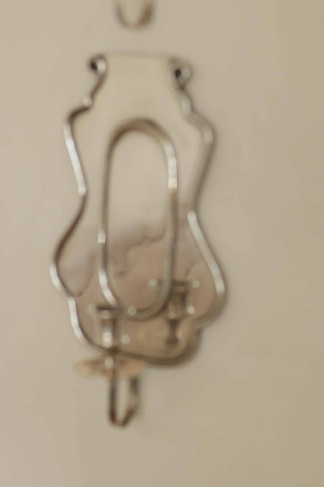 Pair Of Mid Century Swedish Pewter Sconces