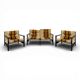 Ensemble canapé et 2 fauteuils scandinave