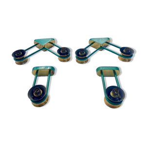 Suite de 2 paires dappliques - verte