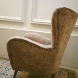 Paolo Buffa Wing chair design flesh organic Italian