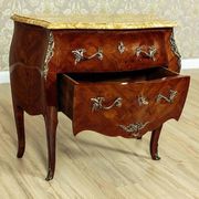 Neo-Rococco Inlaid Dresser Veneered with Mahogany, 1930
