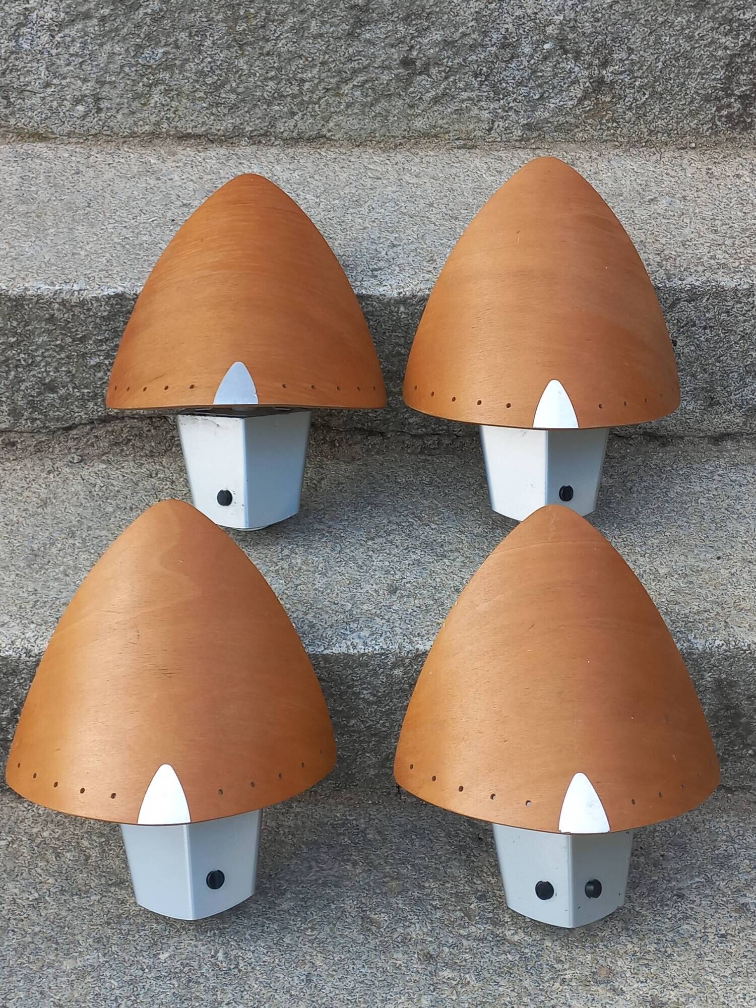 Set of 4 Lucid wall lights in Scandinavian style.