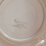 Set of 5 Maroussia Digoin Sarreguemines soup plates