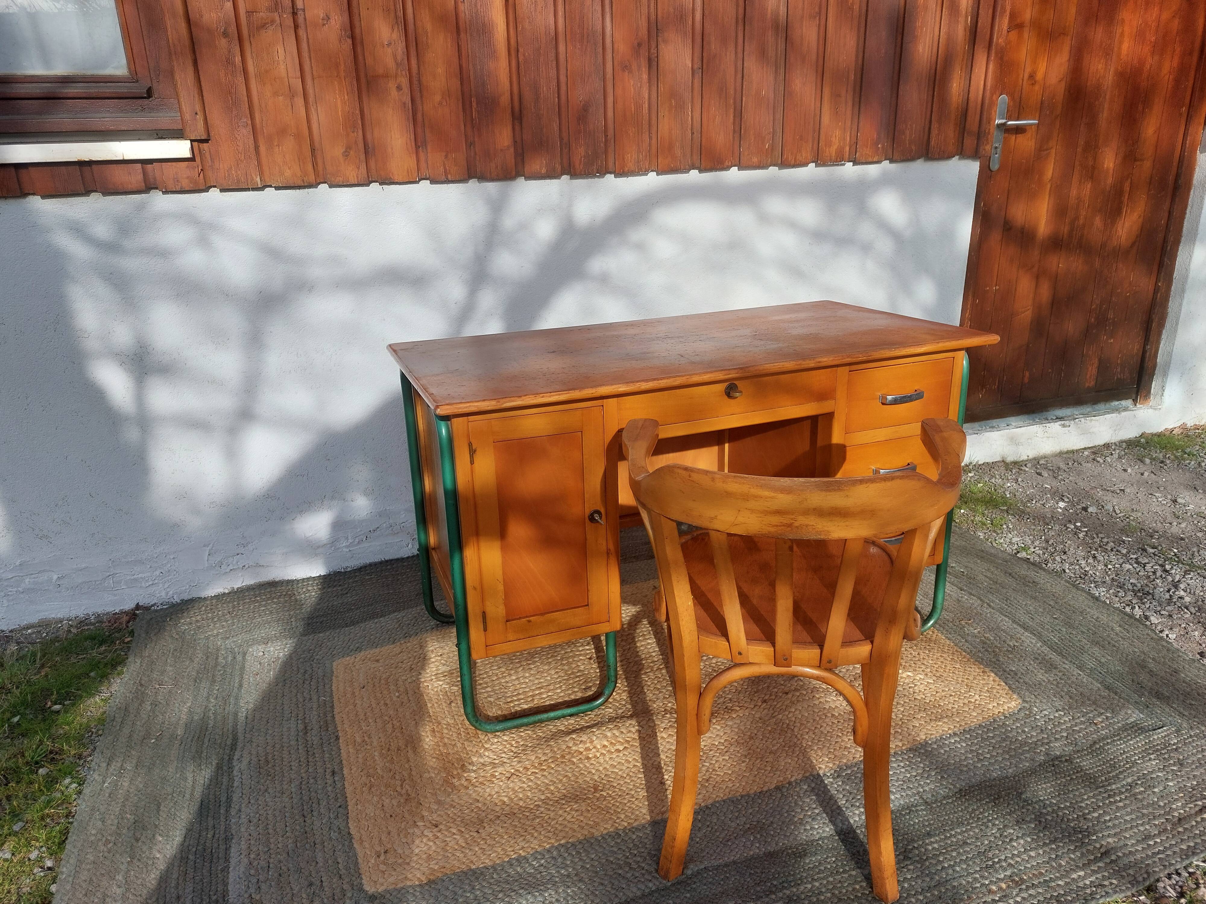Vintage schoolmaster's desk
