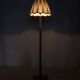 Art Deco floor lamp in marquetry, France, 1930s
