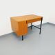 Bureau moderniste vintage Multitable par Jacques Hitier en bois de chêne