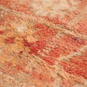 Peach Vintage Moroccan Rug 176 x 287 cm, Berber Wool Rug, Handmade Boho Rug