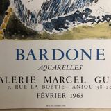 Bardone poster Galerie Marcel Guiot 1963